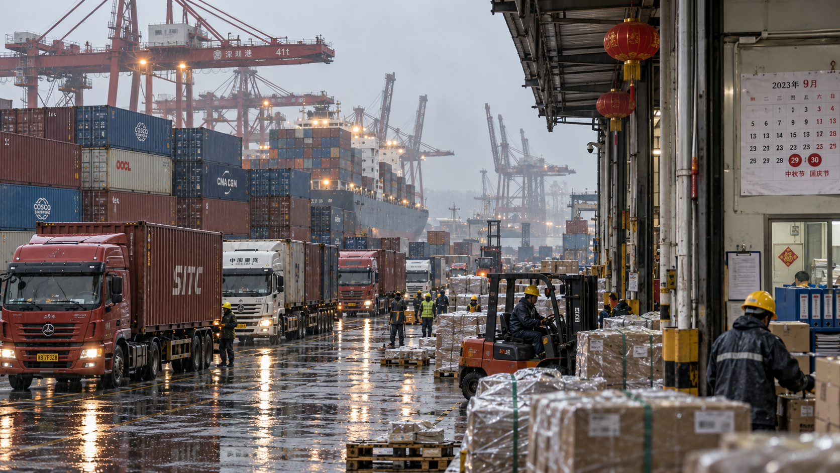 China's Supply Chain Faces Disruptions as September Storms and National Holidays Delay Deliveries Through October 2026